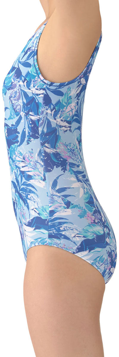 フィットネス水着 ワンピース Uバック・差し込みパッド