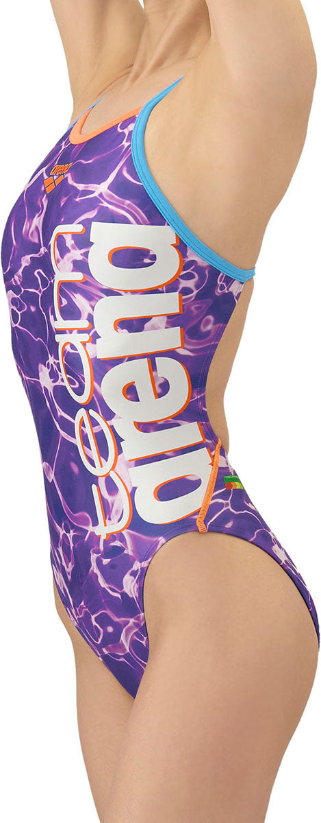 レディース 競泳トレーニング水着 ワンピース オープンバック 水泳 練習用