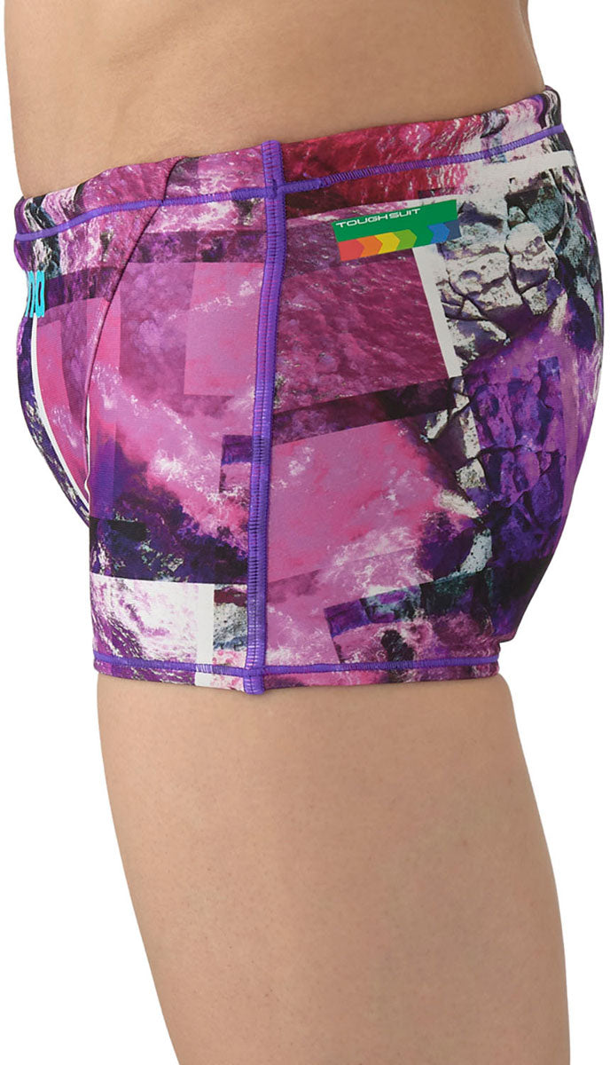 メンズ 競泳トレーニング水着 スパッツ ショートレッグ 水泳 練習用