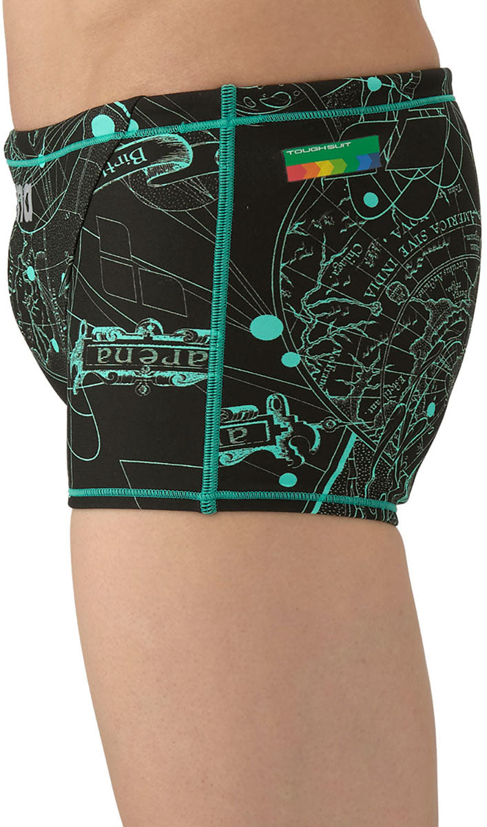 メンズ 競泳トレーニング水着 スパッツ ショートレッグ 水泳 練習用