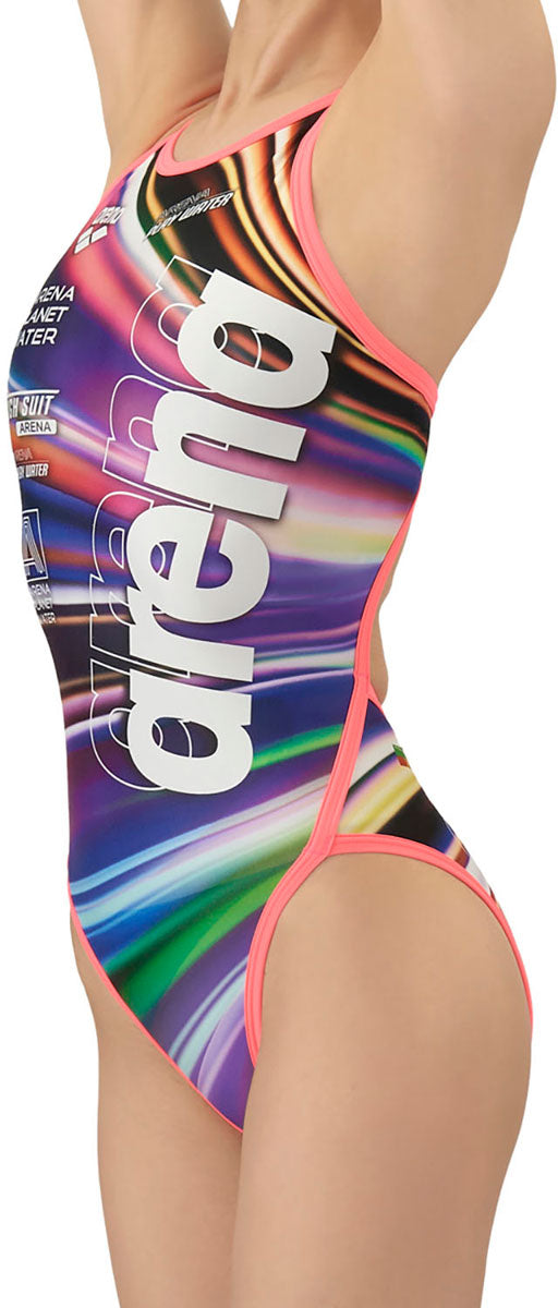 レディース 競泳トレーニング水着 ワンピース オープンバック 水泳 練習用