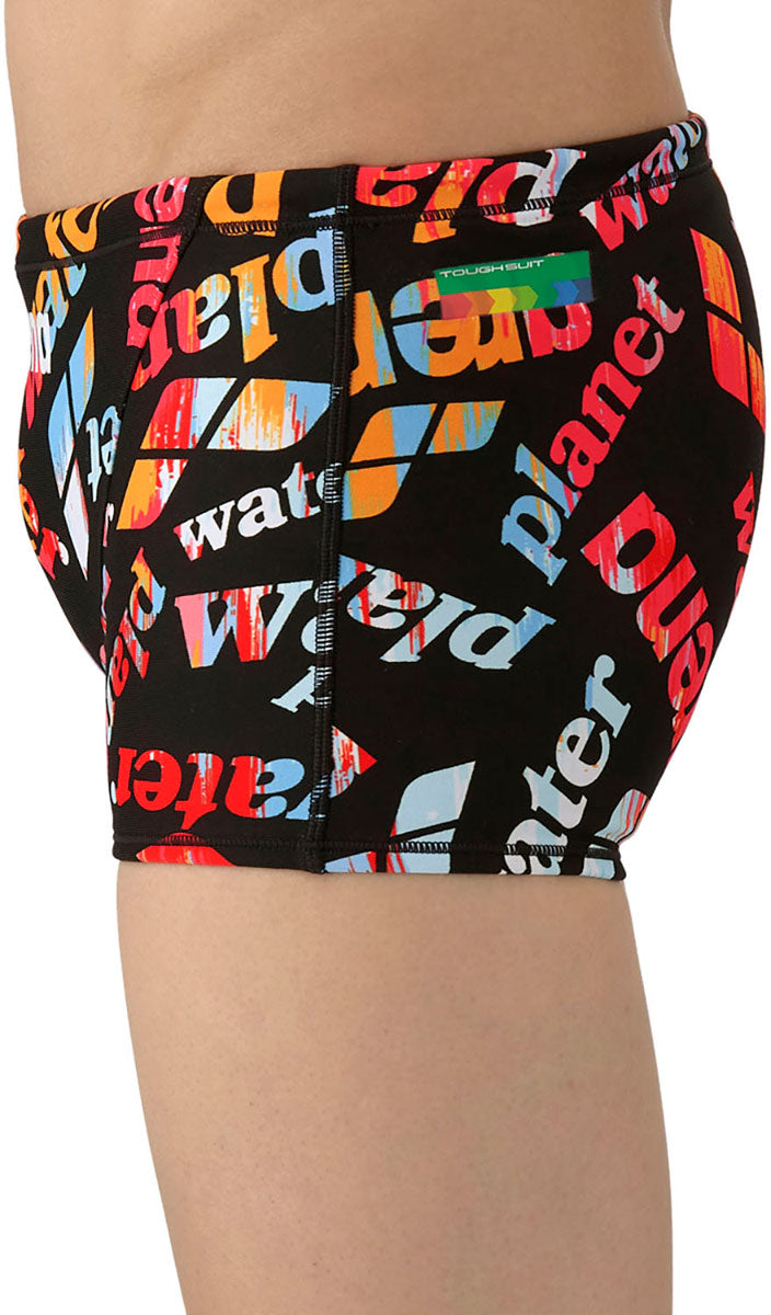 メンズ 競泳トレーニング水着 スパッツ ショートレッグ 水泳 練習用