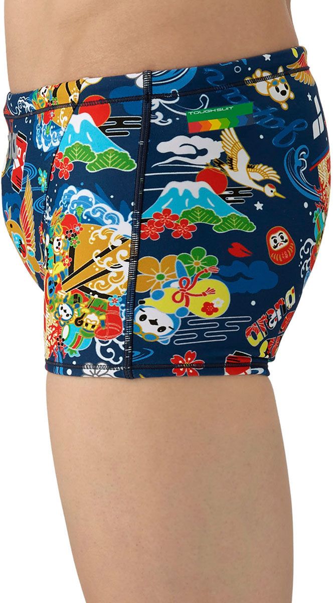 メンズ 競泳トレーニング水着 スパッツ ショートレッグ 水泳 練習用