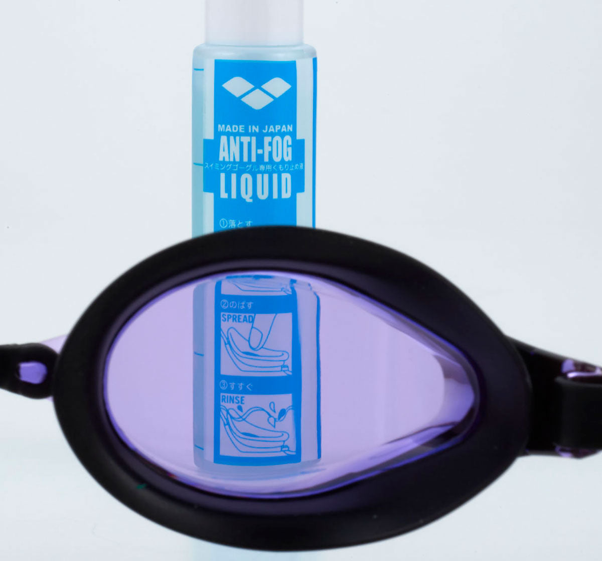 【Q-CHAKU2】レーシングゴーグル リノンくもり止め、FINA承認