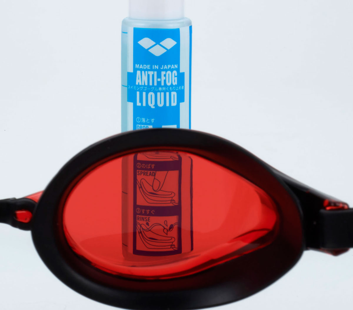 【Q-CHAKU2】レーシングゴーグル リノンくもり止め、FINA承認