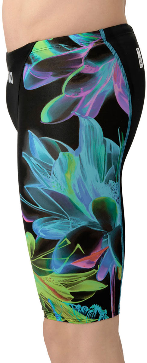 メンズ 競泳水着 レーシングスパッツ ハーフレッグ FINA承認 WA承認 水泳