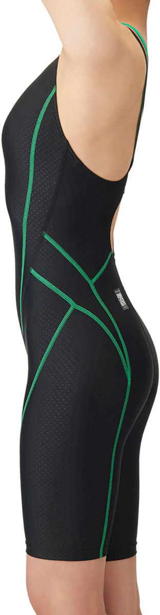 レーシングワンピーススパッツ オープンバック ハーフレッグ
