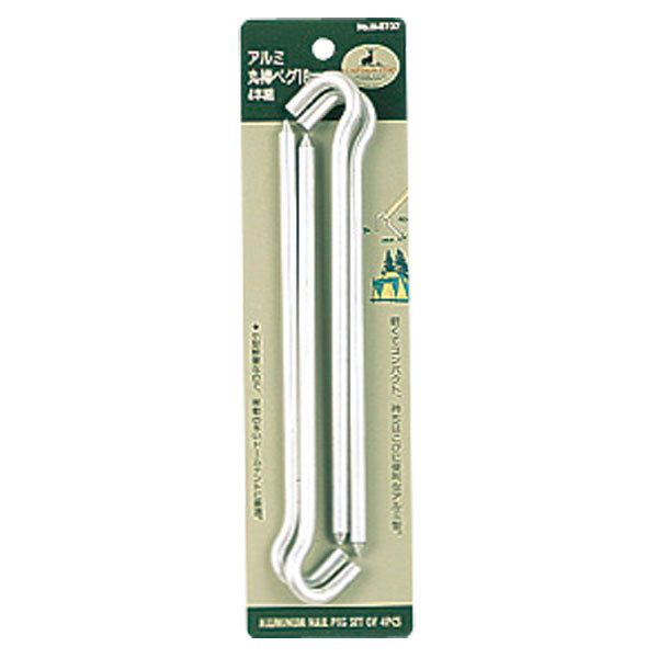 アルミマルボウペグ18CM 4P