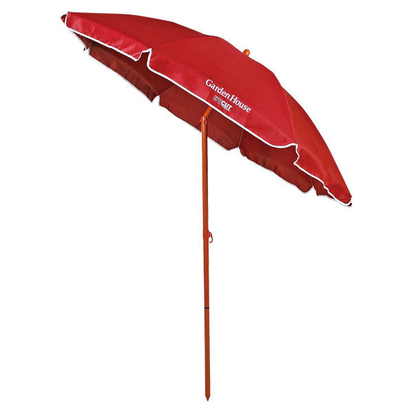 Garden House UV Protection Parasol 200cm (Wine)