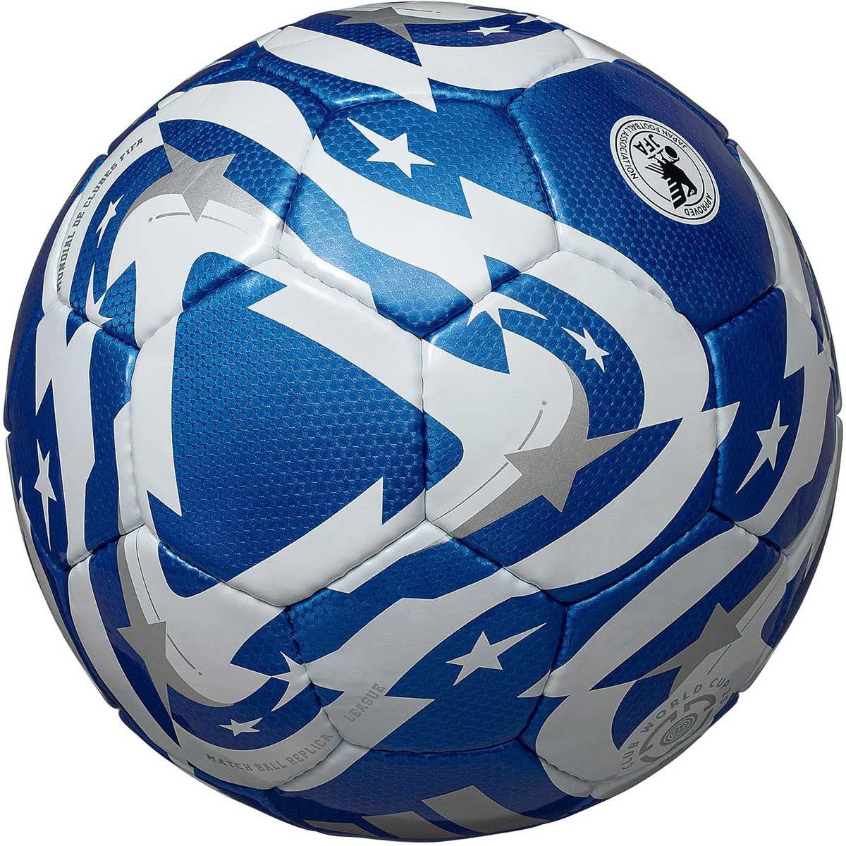 サッカーボール ムンディアル・デ・クルーベスFIFA 25 リーグ4号球 青色