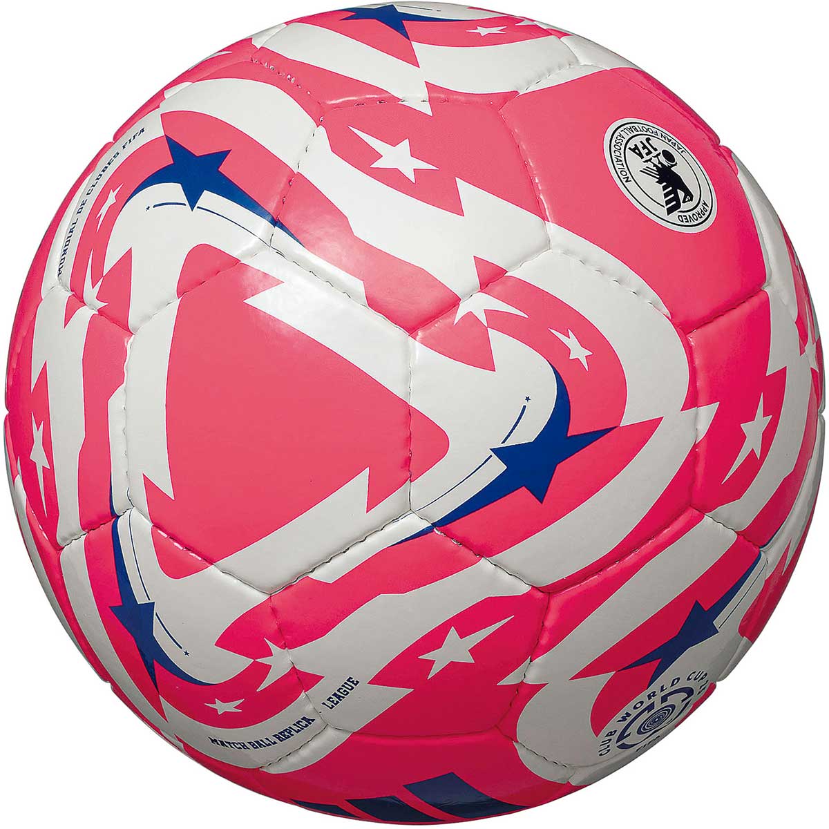 サッカーボール ムンディアル・デ・クルーベスFIFA 25 リーグ4号球 赤色