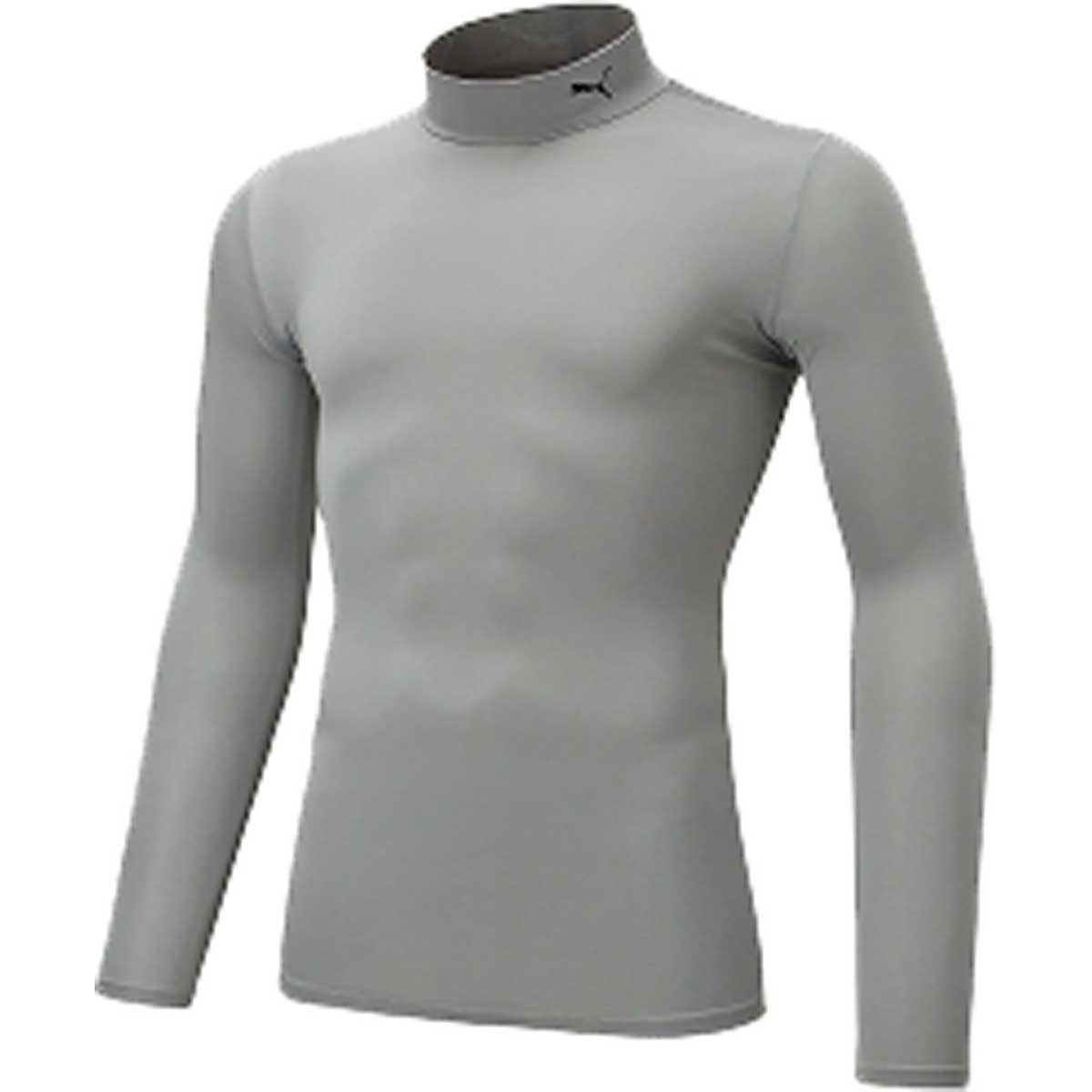 ユニセックス サッカーゲームシャツ・パンツ コンプレッション ジュニア モックネック LS