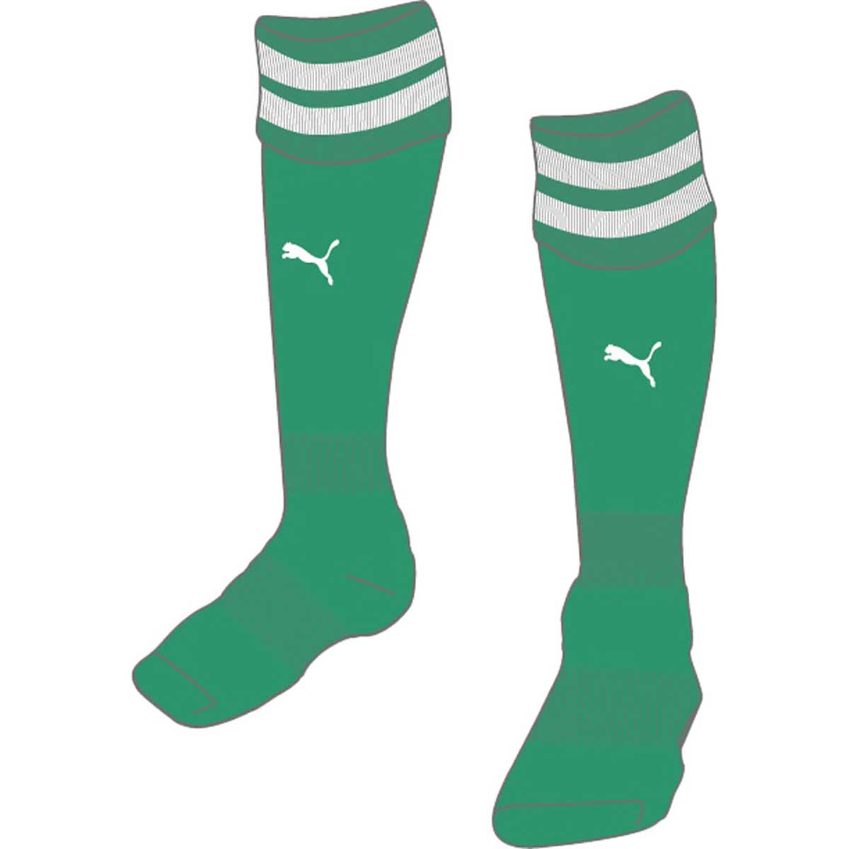 ユニセックス サッカーストッキング ラインイリ ジュニア ストッキング