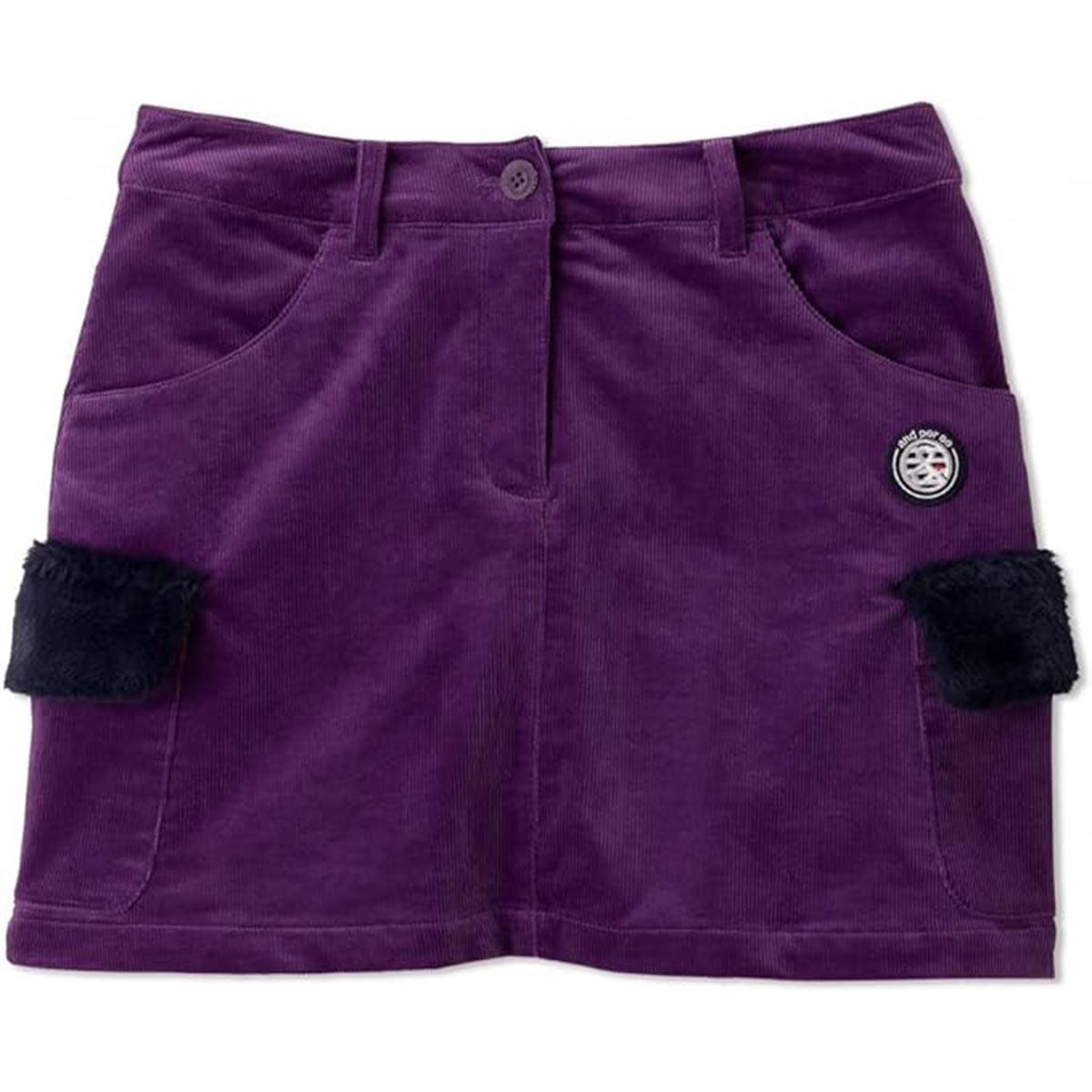 and per se コーデュロイストレッチスカート レディース ゴルフウェア ボトムス