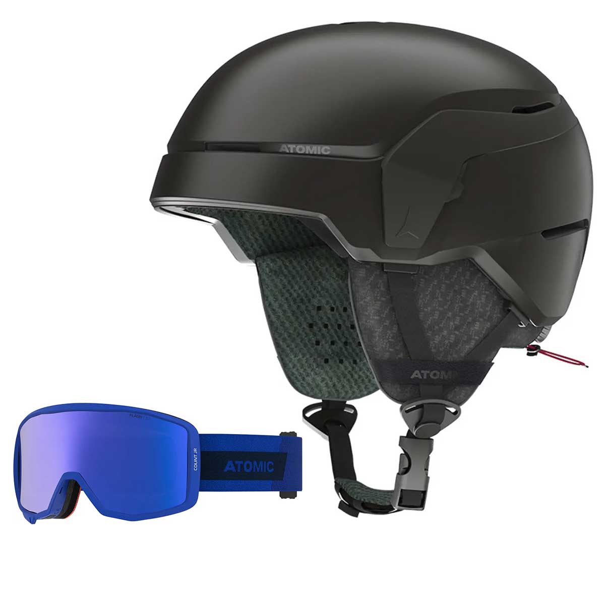 COUNT JR キッズ ジュニア スノーヘルメット スノーゴーグルセット