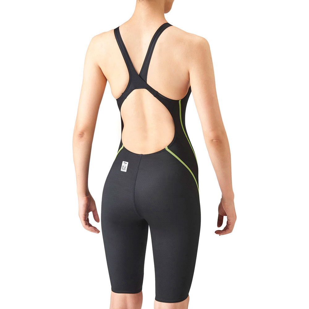 Aqua Advanced Half Spats Open Back Women's Competition Swimsuit FINA Approved
