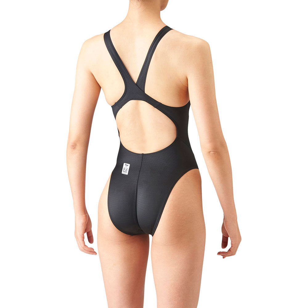 Junior Girls Competitive Swimsuit Aqua Advanced Junior Remix Cross Back Swimming