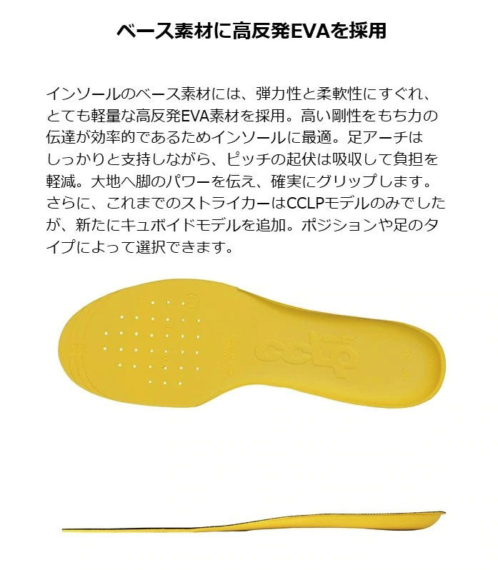 ストライカーレボーテ レッド サッカー専用インソール