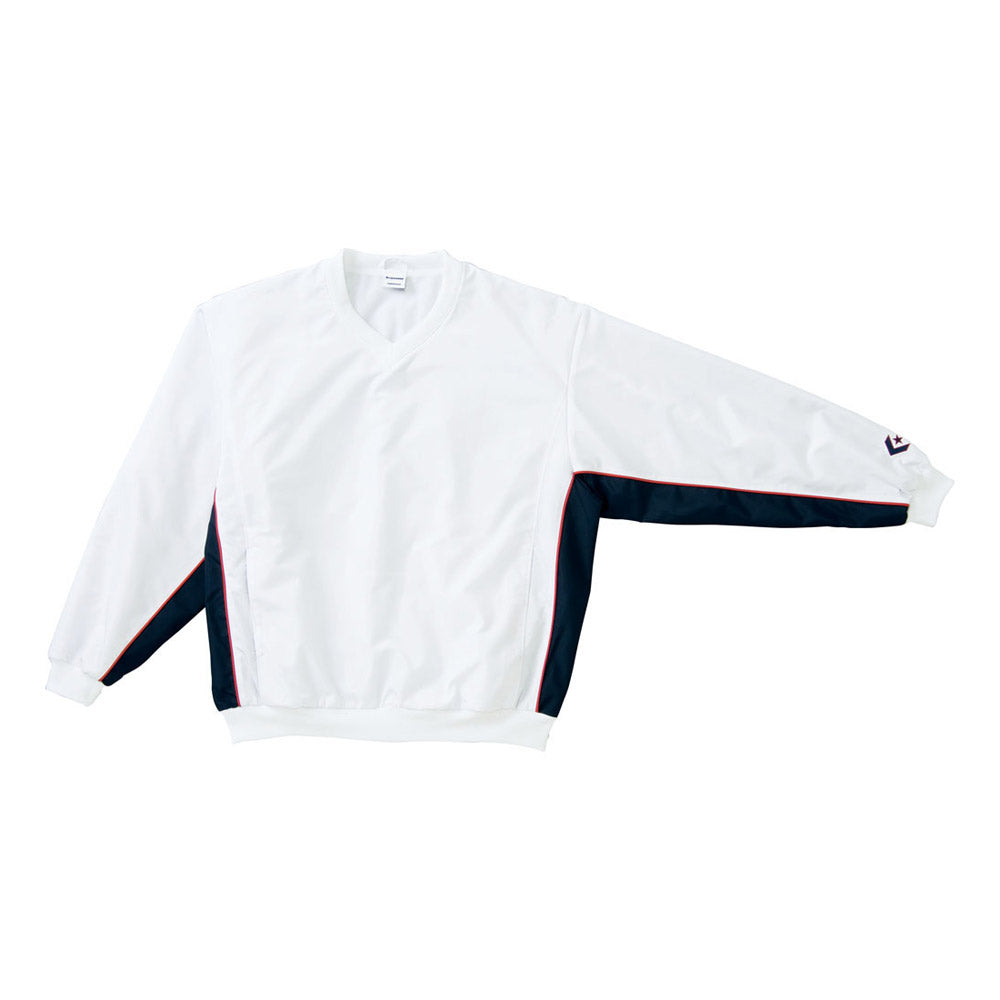 メンズ バスケットウェア Vネック ウォームアップジャケット