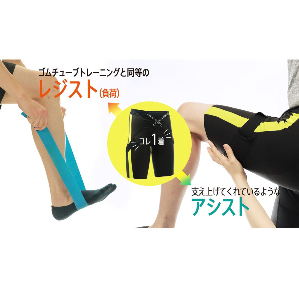 CUSTOM FIT.s Sports innerwear, wearable support, muscle training, back pain prevention