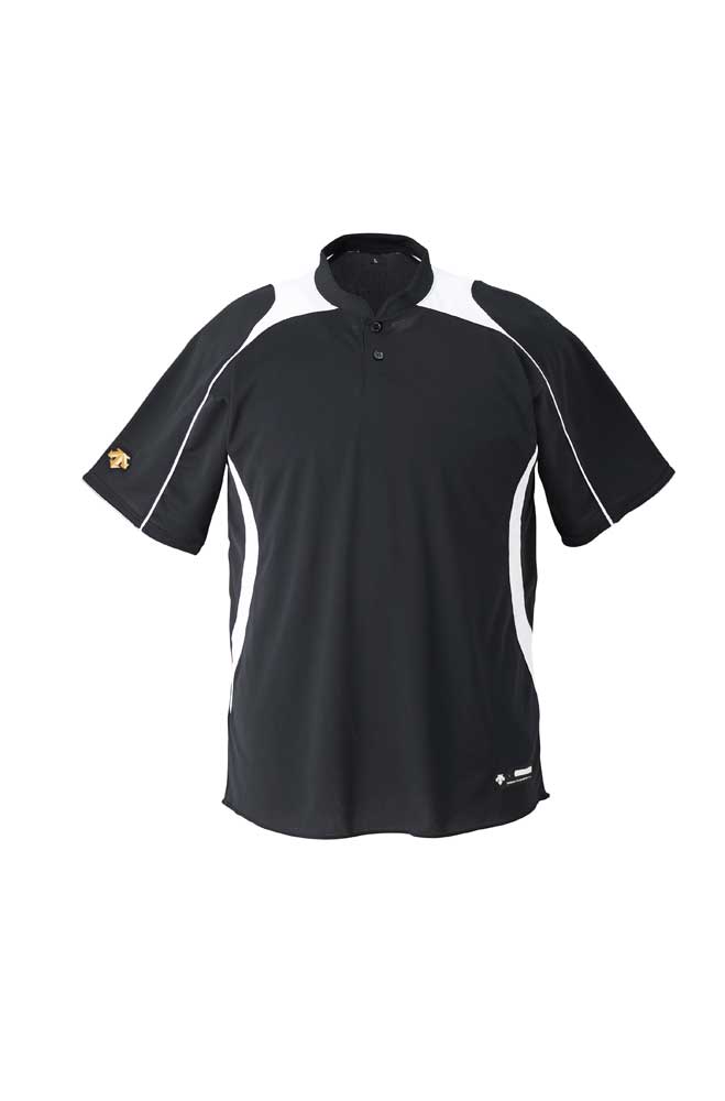 立衿2ボタン ベースボールシャツ