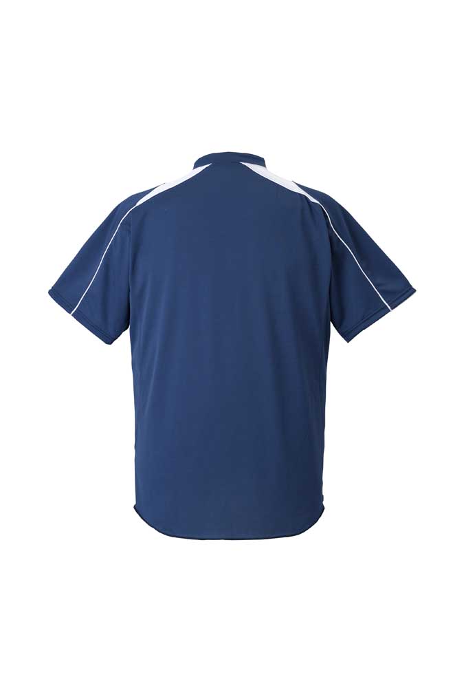 立衿2ボタン ベースボールシャツ