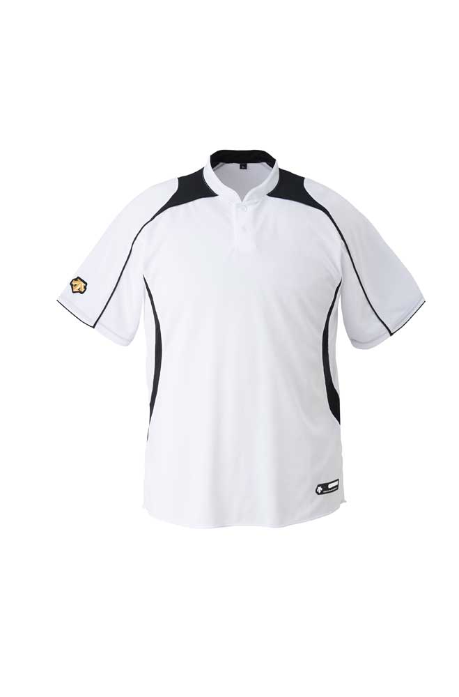 立衿2ボタン ベースボールシャツ