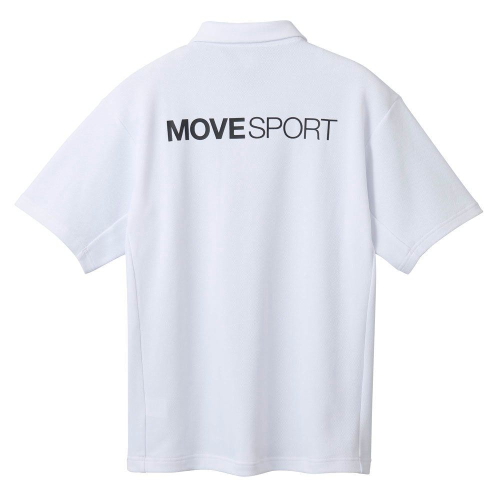 SUNSCREEN 鬼鹿の子 バックロゴ ポロシャツ