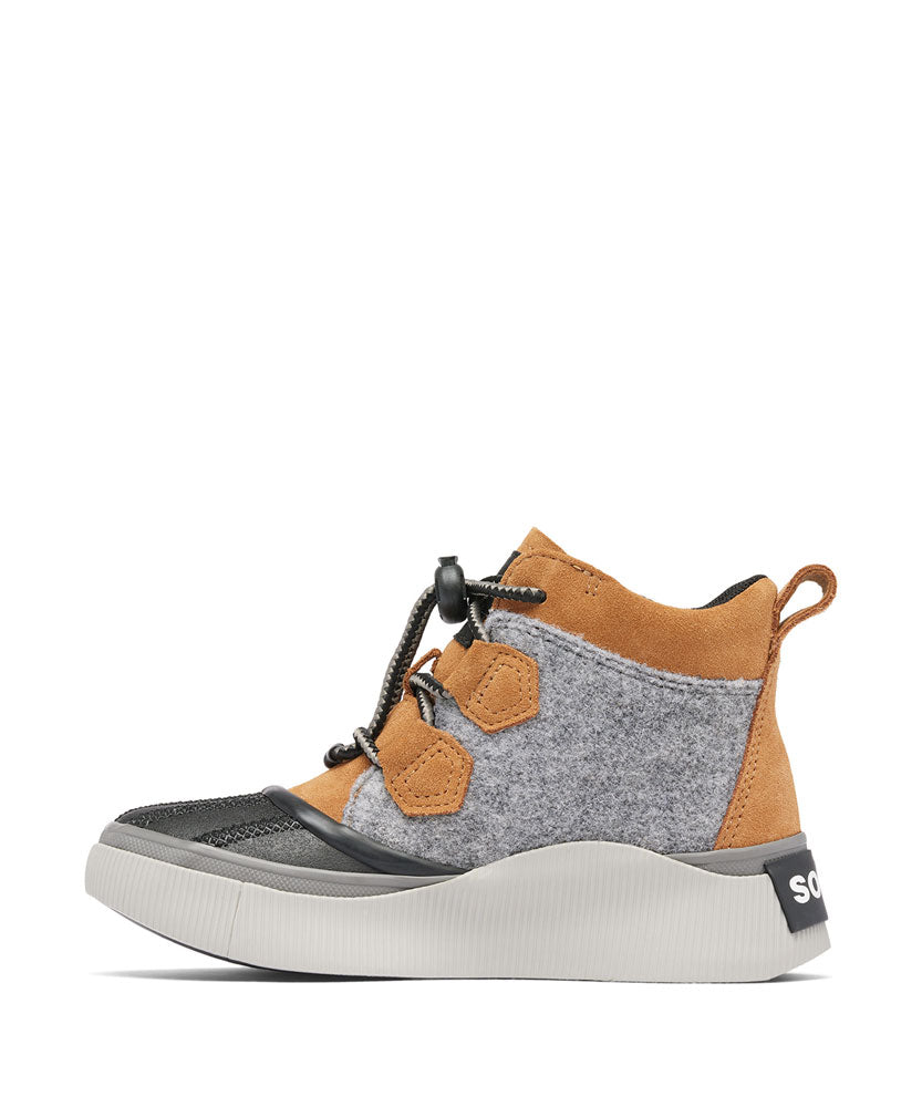 キッズ ジュニア ユースアウトアンドアバウト4 クラシックウォータープルーフ スノーブーツ