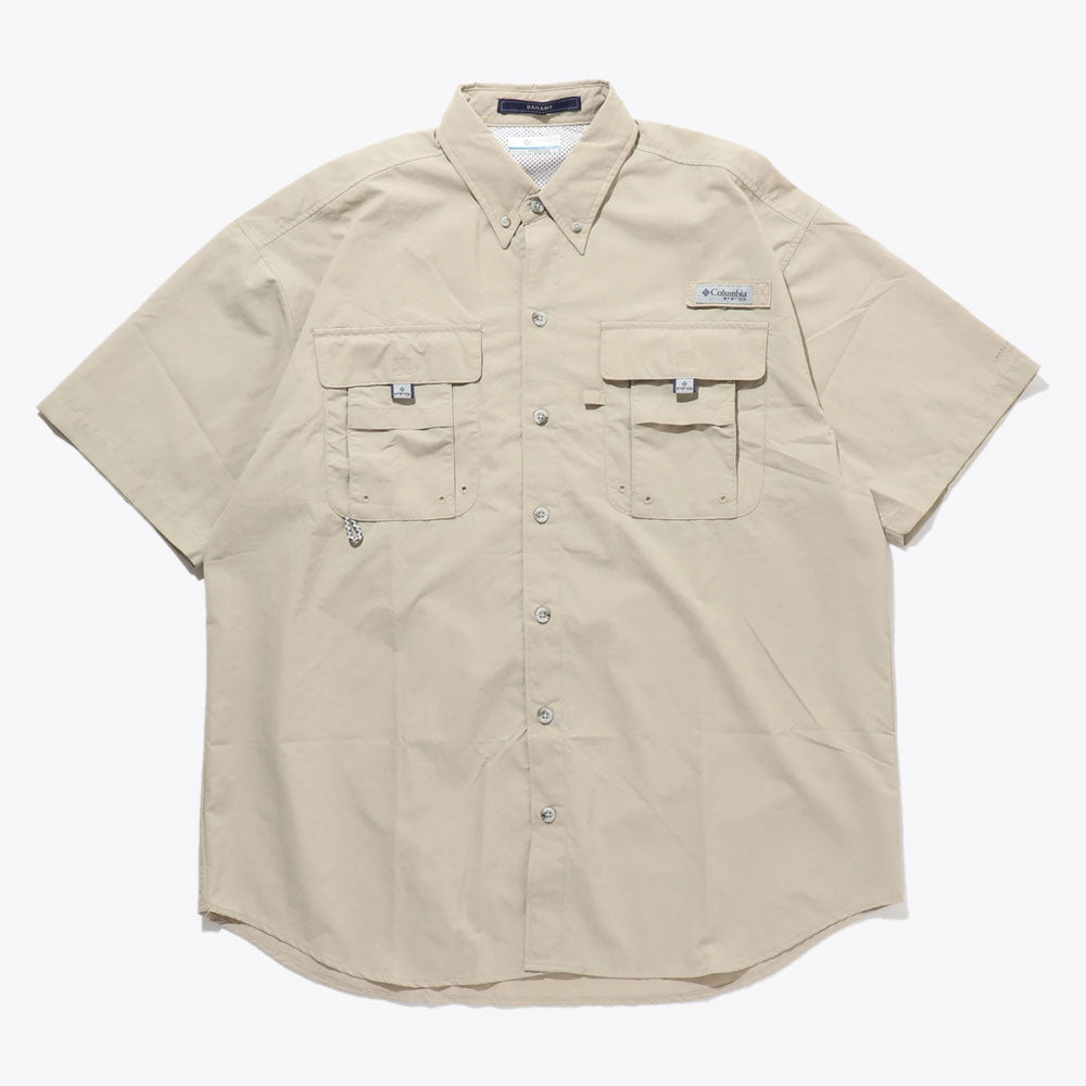 メンズ バハマ II ショートスリーブシャツ フィッシングシャツ 半袖 キャンプ 160 / L