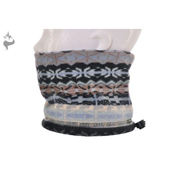 キッズ・ジュニア 2WAY フリースネックウォーマー□BLK