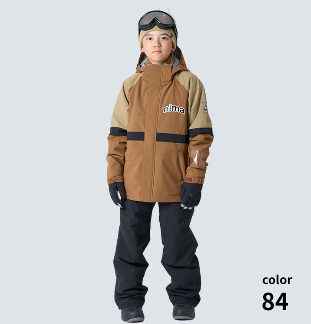 キッズ ジュニア スキーウェア 上下セット 子供用 スノースーツ