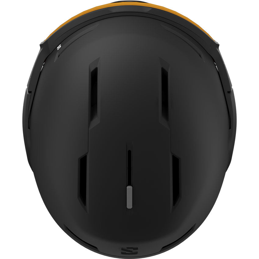 OSMO SIGMA Black/UNIV PR バイザー付き ヘルメット スキー スノボ