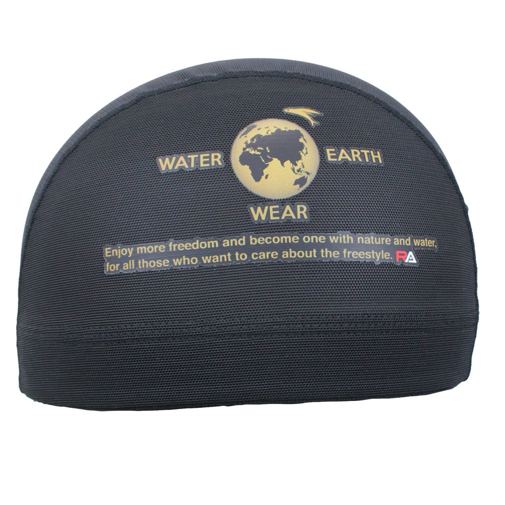 Printed Mesh Swim Cap for Swimming, Practice, and Fitness