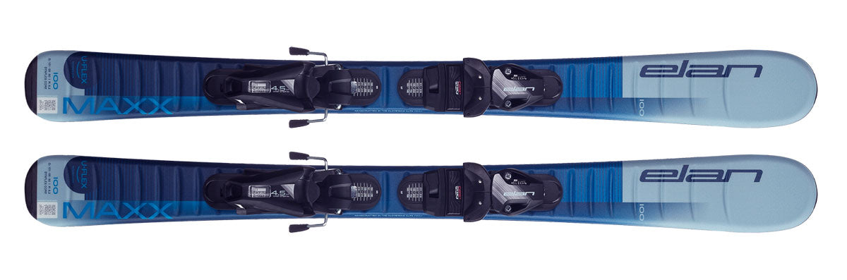 キッズ ジュニア スキー板 ビンディングセット MAXX BLUE JR SHIFT