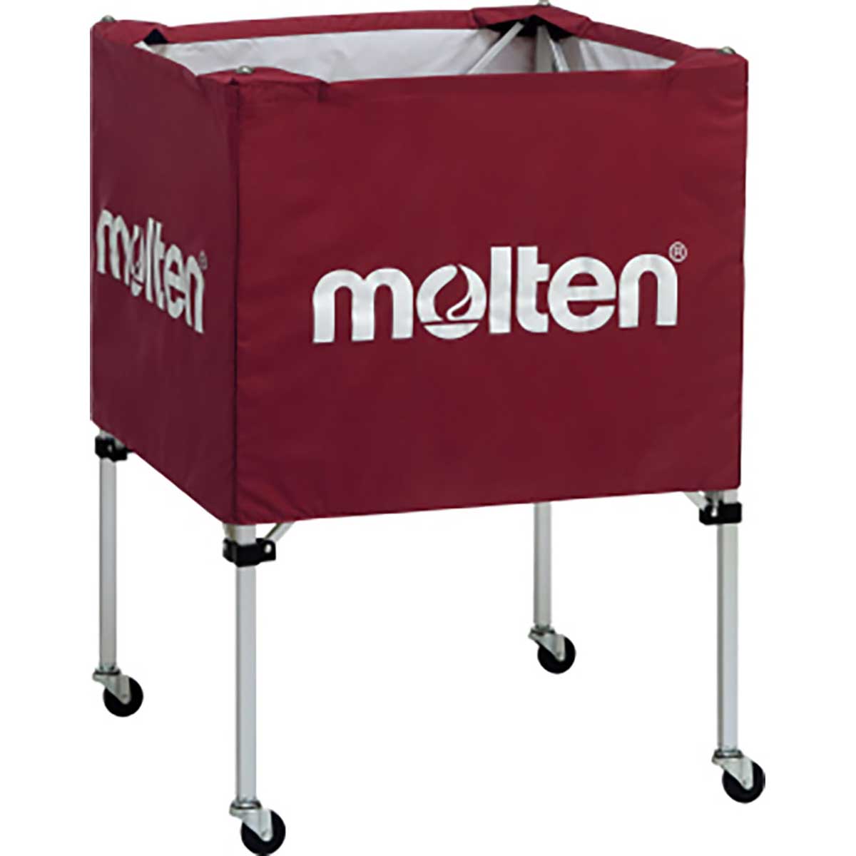 Ball cage, medium, low back, dark red