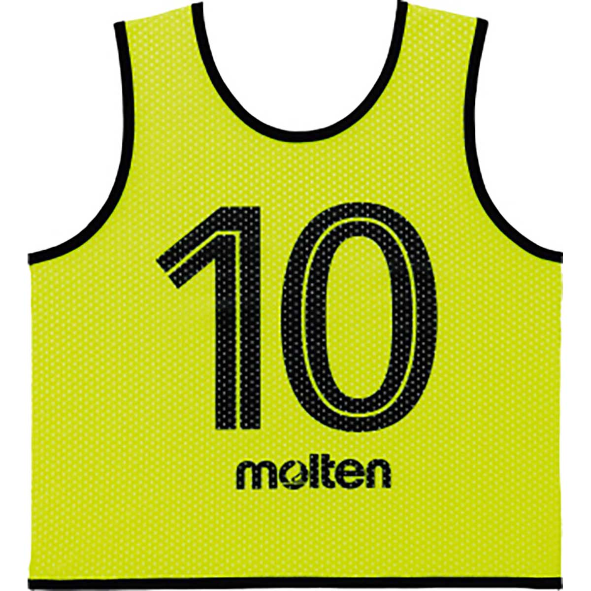 Game vest GV Junior 10-piece set fluorescent yellow