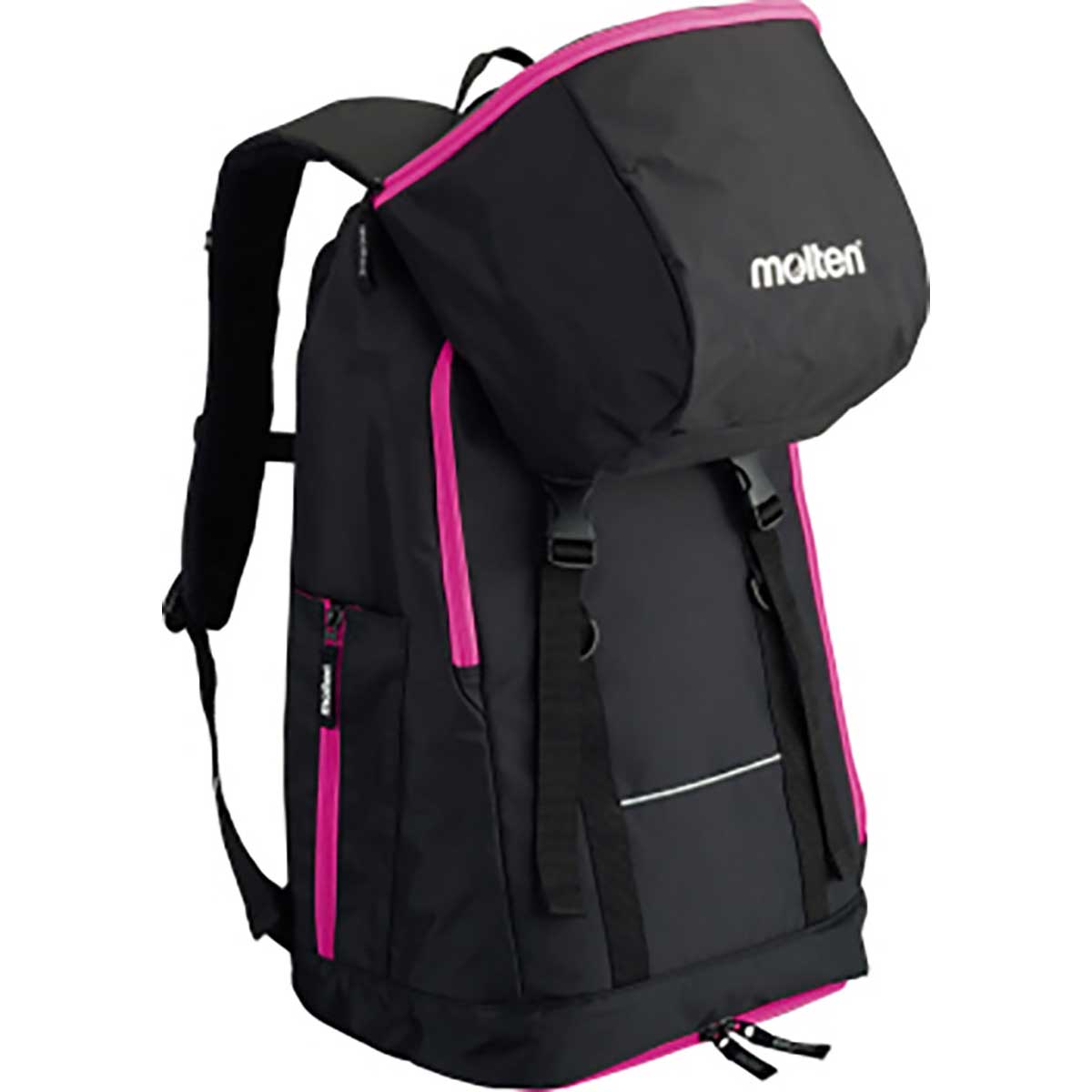 Backpack for mini basketball, black x pink