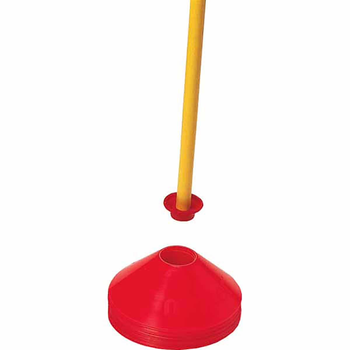 Marker Cone Mini (with holder) Fluorescent Lemon