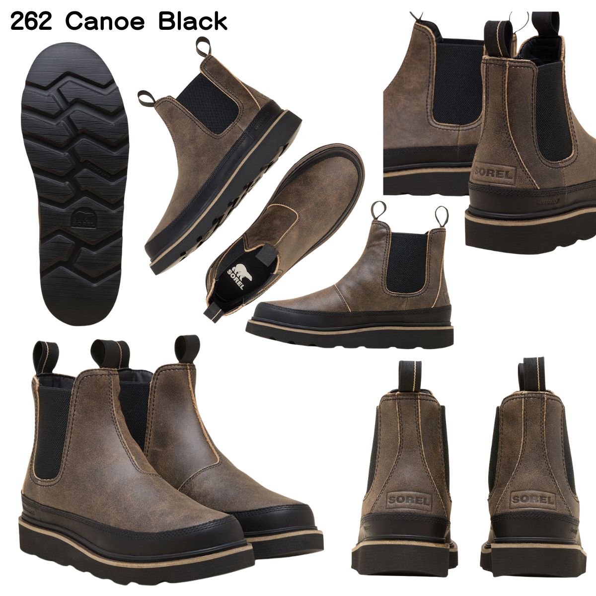 スラブタウン62 チェルシーウォータープルーフ メンズ 防水 軽量 アウトドア 雪