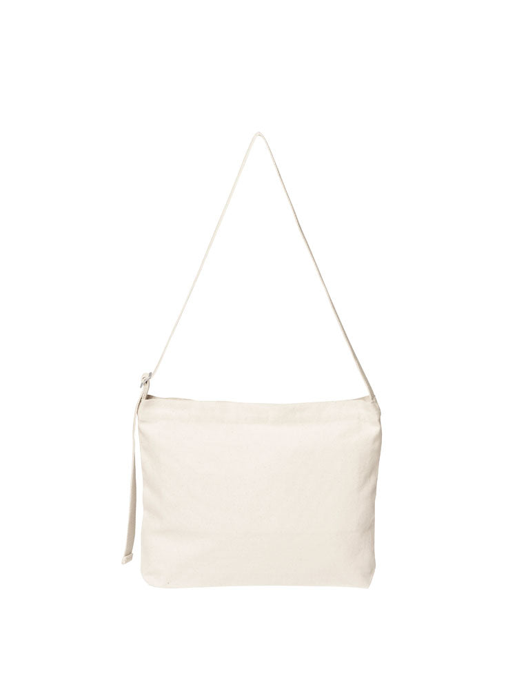 Organic cotton musette shoulder bag