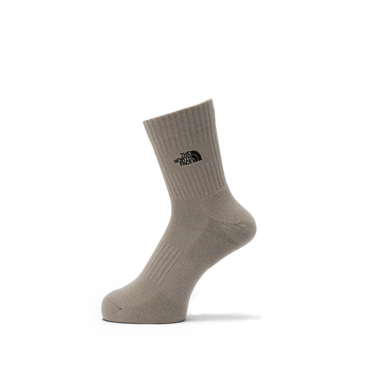 TNF ロゴ 2P クルー ユニセックス 靴下 アウトドア 登山 2足セット 抗菌防臭