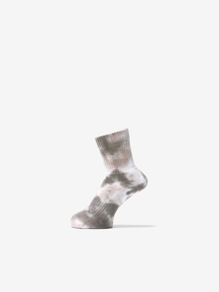 Tie-dye crew socks, unisex, casual socks, anti-bacterial, anti-odor