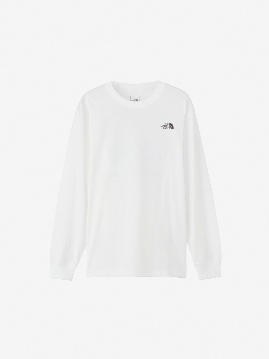 メンズ ロングスリーブバックスクエアロゴティー 長袖 Tシャツ トップス