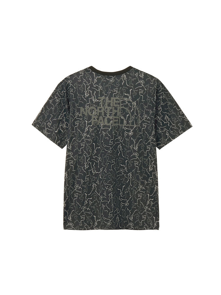 メンズ 半袖Tシャツ ショートスリーブラインドランナーティー トップス ランニングウェア