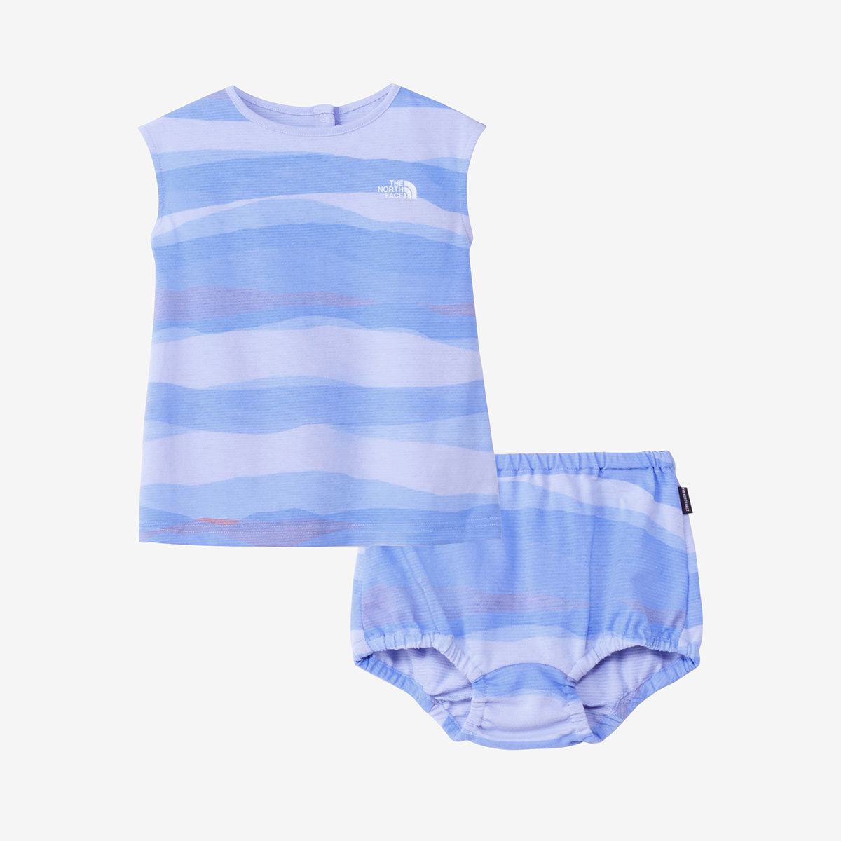 リトルブリーズフレンチスリーブワンピース&ブルマー ベビー服 セット 速乾