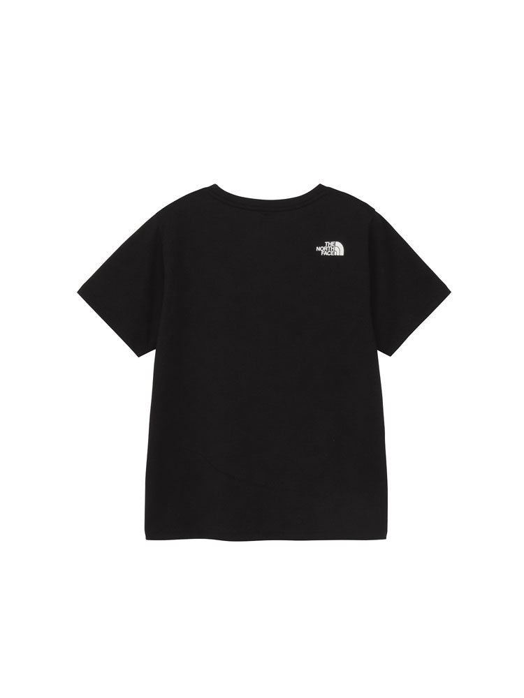 レディース 半袖Tシャツ ショートスリーブスクエアロゴポケットティー トップス