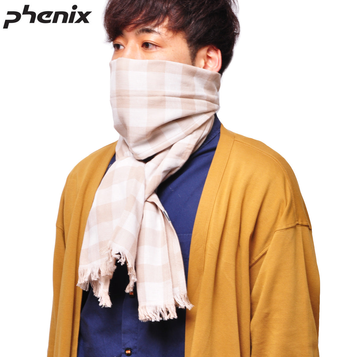 ガーゼ ストール エチケット フェイスカバー デオシーム ユニセックス