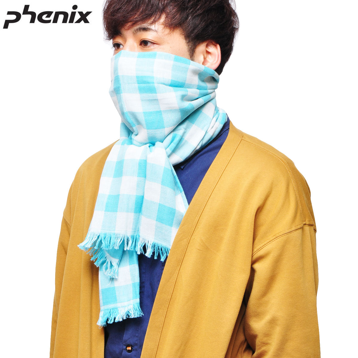 ガーゼ ストール エチケット フェイスカバー デオシーム ユニセックス