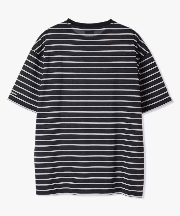 バルフォアリバーショートスリーブボーダーTシャツ 半袖 アウトドア シンプル 速乾